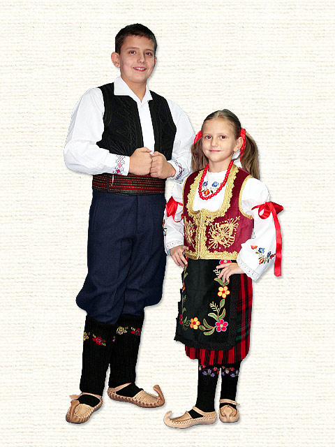 National costume Sumadija for children (up to six years)