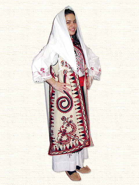 National costume Ibarski Kolasin with bride coat